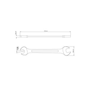 Chave Fixa 16x17mm Tramontina