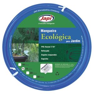 Conjunto Mangueira Para Jardim Azul 30mt Japi
