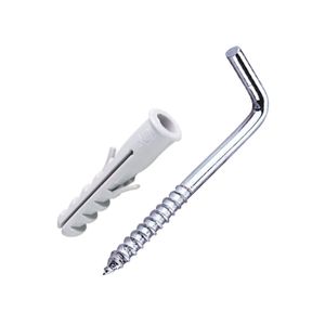 Escápula Zincada 4.9x75 Com Bucha10mm Com 4 Unidades Bemfixa