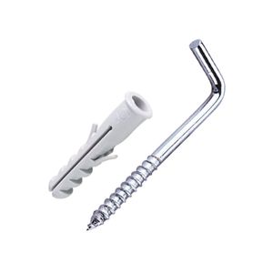 Escápula Zincada 4.4x70 Com Bucha 08mm Com 4 Unidades Bemfixa