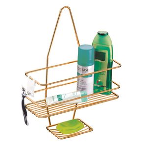 Suporte Para Shampoo/Sabonete De Registro Com Gancho Móvel Rose Gold Future