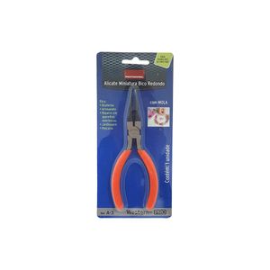 Alicate Miniatura Bico Redondo Com Mola Etilux