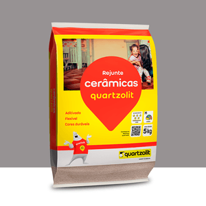 Rejunte Flexível 5kg Cinza Ártico Quartzolit