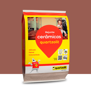 Rejunte Flexível 5kg Marrom Café Quartzolit