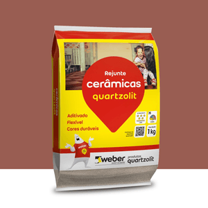 Rejunte Flexível 1kg Marrom Café Quartzolit