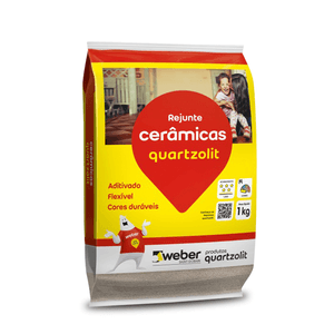 Rejunte Flexível 1kg Branco Quartzolit