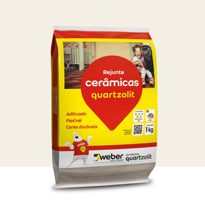 Rejunte Flexível 1kg Branco Quartzolit