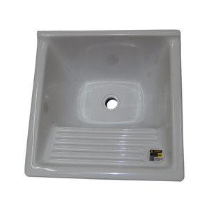Tanque Fixar 45x45 20lt Marmore Sintetico Branco Corso