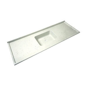 Pia Granitada 1.50x3 1/2" Frontao Alto Bege Corso