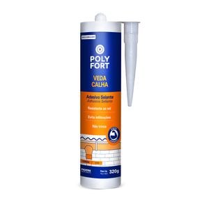 Adesivo Selante Veda Calha Polyfort Cinza 285g Pulvitec