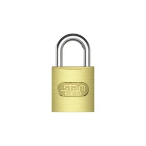 Cadeado 20mm Latonado Stam