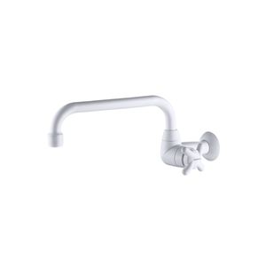 Torneira Para Cozinha De Parede Bica Móvel 1164 F34 Brio Branco Lorenzetti