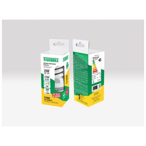 Lâmpada Full Espiral 25w 220v 2700k Taschibra