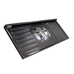 Pia Isocril 1.50m Cuba Inox Preto Corso