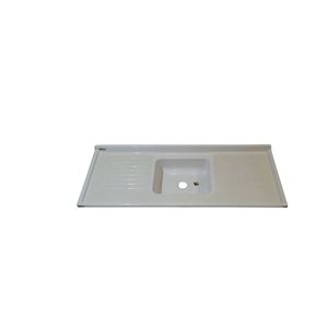 Pia Isocril 1.50m Cuba Esmaltada Branco Corso