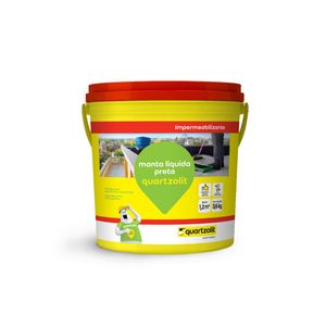 Manta Líquida Preta 3.6kg Quartzolit