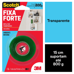 Fita Fixa Forte Scotch 19mmx2m 3m