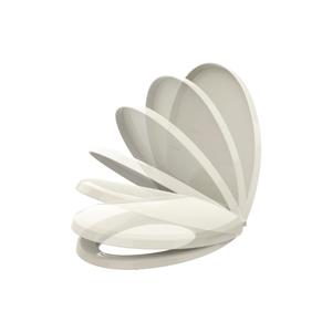 Assento Sanitário Universal Pp Evolution Soft Close  Biscuit Tupan