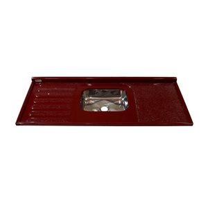 Pia Isocril 1.50m Cuba Inox Bordo Corso