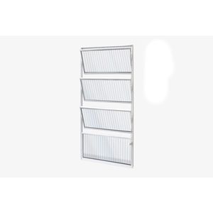 Vitrô Basculante Safira Branco 1 Seção 080x040 Esquadrifazio
