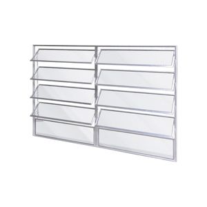 Vitrô Basculante Safira Brilhante 2 Seções 100x150 Esquadrifazio