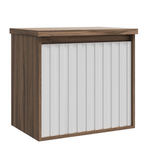 Toucador Atenas 60cm Terracota Com  Branco Darabas