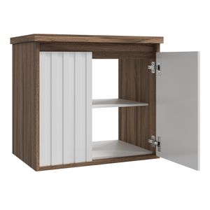 Toucador Atenas 60cm Terracota Com  Branco Darabas