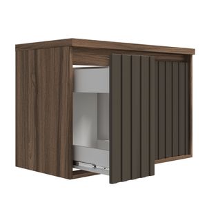 Toucador Atenas 80cm Terracota Com Marrom Darabas