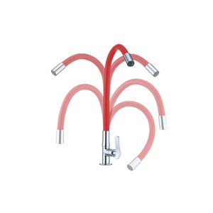 Torneira Para Cozinha De Parede Bica Flexível 1178 R27 Flex Red Lorenzetti
