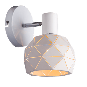 Arandela Faces Branco E27 1 Lampada Startec