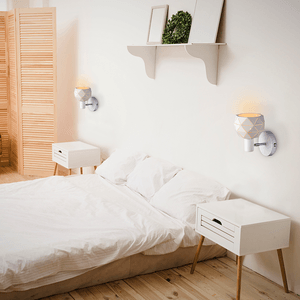 Arandela Faces Branco E27 1 Lampada Startec