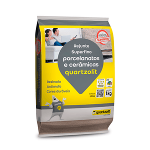 Rejunte Porcelanatos E Cerâmicas 1kg Kraft Quartzolit