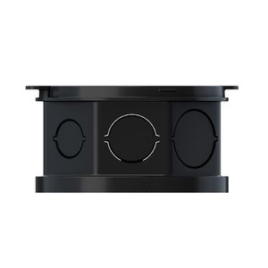 Caixa De Luz Octogonal Fundo Móvel 4x4 Preta Tigre