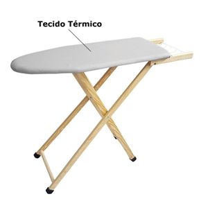 Mesa De Passar Utilyne 100% Madeira Com Tomada Udm-0420 Utilaço