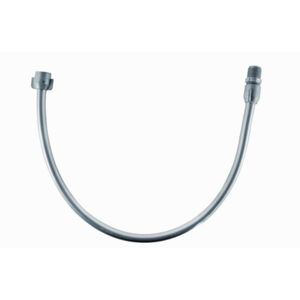 Engate Flexivel 40cm Com Niple De 1/2" Prata Astra