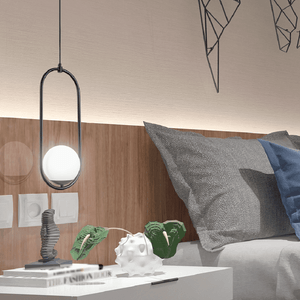 Lustre Pendente Flórida Preto E27 1 Lâmpada Startec