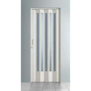 Porta Sanfonada Translucida Trinco 072x210 Branco Bcf