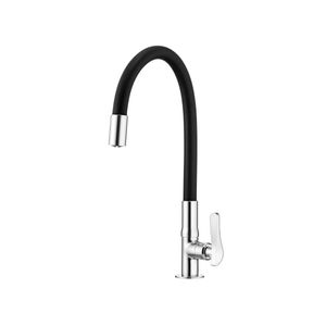 Torneira Para Cozinha De Mesa Bica Flexível1177 B27 Flex Black Lorenzetti