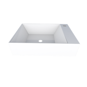 Cuba Prisma Com Base 9x37.5x27.2cm Branco Cozimax