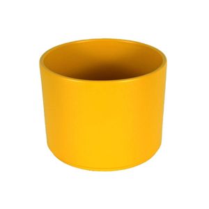 Vaso De Cerâmica Hanover Mostarda 16cm Japi