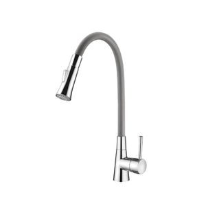 Torneira Monocomando Para Cozinha De Mesa Bica Flexível 2257 G27 Gray Lorenzetti