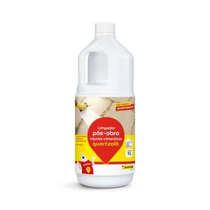 Solução Limpador Pós-Obra Rejunte Cimentício 1 Litro Quartzolit