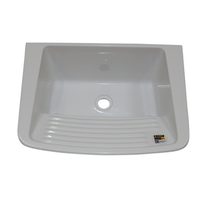 Tanque Fixar 55x41 20lt Marmore Sintetico Branco Corso