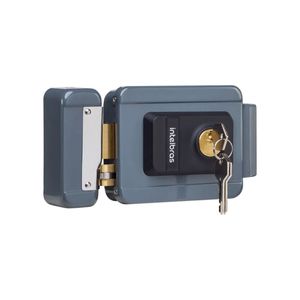 Fechadura Eletrica Cilindro Fixo Fx2000 Cinza Intelbras
