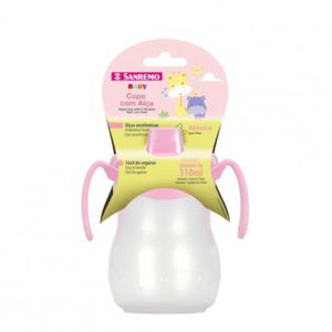 Copo Infantil Plastico 310ml Rosa Sanremo