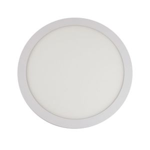 Painel Embutir Slim Led 18w 4000k Redondo Bivolt Branco Bronzearte