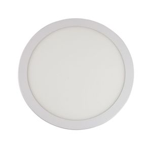 Painel Embutir Slim Led 24w 4000k Redondo Bivolt Branco Bronzearte