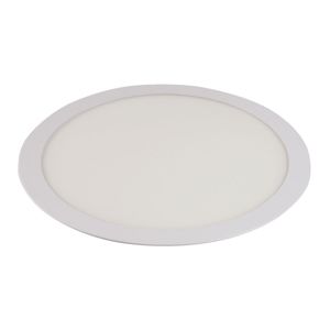 Painel Embutir Slim Led 24w 4000k Redondo Bivolt Branco Bronzearte