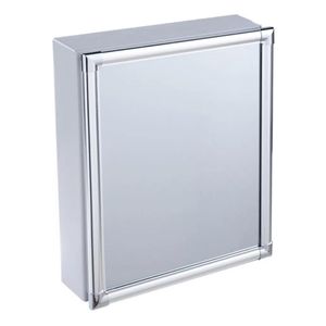 Armário Plastico Com Perfil Alumínio Sobrepor 36x45cm Astra