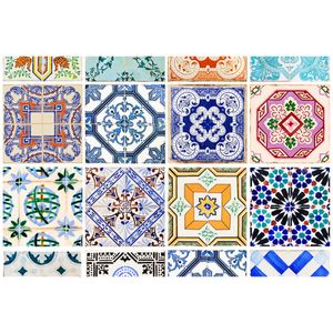 Revestimento Adesivo 45cmx2m Azulejos Con-Tact